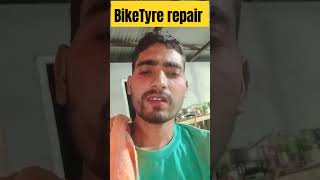 bike tyre repair tyre assam tyre service [upl. by Agarhs4]