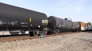 FIRST OF JUNE FOR ME NS MIXED CONSIST DAYTON DISTRICT HEADED TRACK WEST AT TYLERSVILLE ROAD6124 [upl. by Shih]