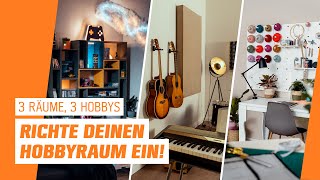 3 Räume 3 Hobbys  OBI  Hobbyraum [upl. by Brit136]