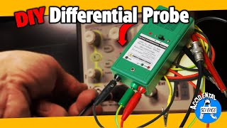 DIY Active Differential Probe for your oscilloscope  Doityourself electronics [upl. by Faye707]