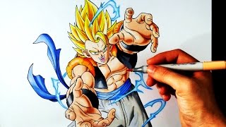 ARTEMASTER VS DIBUJAME UN  DUELO DE TITANES  GOGETA SSJ2 [upl. by Etiragram]