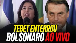 TEBET ENTERRA BOLSONARO E FAZ MEGALANÇAMENTO COM LULA GOVERNO DÁ EXEMPLO MUNDIAL [upl. by Othelia993]