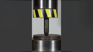 Armor Piercing Rounds VS Metal Armor hydraulic press [upl. by Nelac]