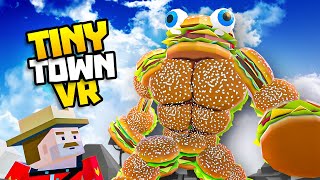 Building The LEGENDARY Bug Snack BURGRILLA  Tiny Town VR [upl. by Atworth]