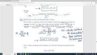 YCMOU complex reactions Consecutive Reactions Reversible or Opposing Reactions Chain Reactions [upl. by Sabine]