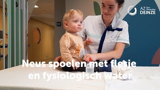 Hoe neus spoelen met een flesje bij kinderen [upl. by Zilber460]