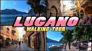 LUGANO Walking Tour  Switzerland 4k [upl. by Metah]