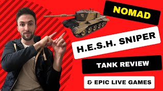 Nomad the new Chapter T8 Premium Tank with HESH mad DPM Review and epic games [upl. by Eilsehc]