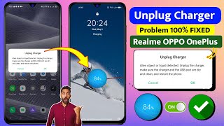 How To Fix Alien Object OR Liquid Detected  Unplug Charger Problem Realme amp OPPO [upl. by Yam]