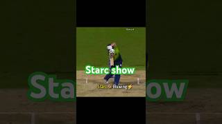 Starc inswing bowlingreelscricketytshortsvideoskkrbowlingmichelstarkmichelstarciplvideo [upl. by Elleirb]