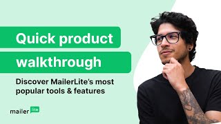 MailerLite demo A quick tool overview for beginners [upl. by Parthen]