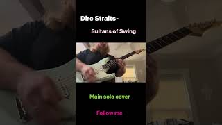 Dire StraitsSultans of Swing main solo cover [upl. by Binny]