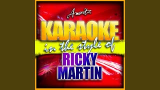 La Bomba In the Style of Ricky Martin Karaoke Version [upl. by Rena217]