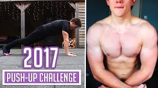 2017 PUSH UPS IN A DAY 2017 PUSHUPS CHALLENGE [upl. by Nimaj]