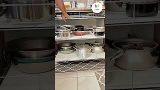 MAXIMIZE YOUR SPACE  Kitchen Pull Out Drawer Organization Ideas [upl. by Ahseym646]