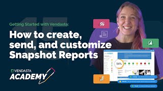 Create send and customize Snapshot Reports  Vendasta Tutorial  Vendasta Academy [upl. by Morgan592]