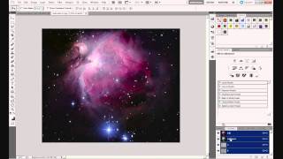 Astrophotography Adding a Luminance Layer in Photoshop [upl. by Dombrowski]