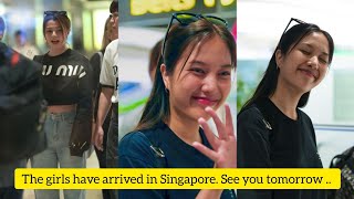 Freen Becky Arrive in Singapore Welcome to Lion City srchafreen becky singapore viral trend [upl. by Elvyn]