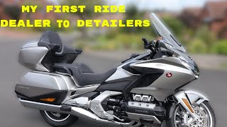 My 2023 Honda Goldwing DCT Tour Dealer to Ceramic Coating Specialist [upl. by Andee219]