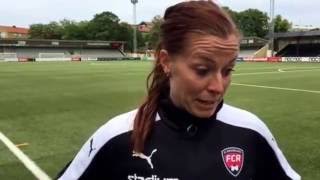 Lotta Schelin på plats hos FC Rosengård [upl. by Zehc]