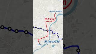 Ahmedabad Metro is Gujarats First Metro Network [upl. by Elahcim1]