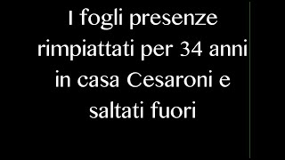 Delitto via Poma I fogli presenze ovvero come te lo metto di nuovo nel baugigi [upl. by Inoliel]