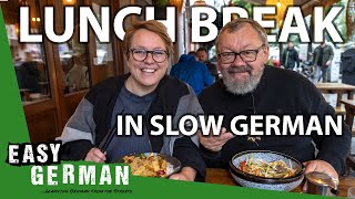 Our Lunch Break in Slow German  Super Easy German 265 [upl. by Marcy]