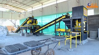 Fly ash Brick Making Machine  Patan Gujarat  Orbit Engifab [upl. by Haliehs]