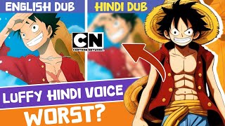 Cartoon Network India Ruined Hindi Voice Of Luffy  Luffy Hindi Dub Voice Review [upl. by Nikolaos454]