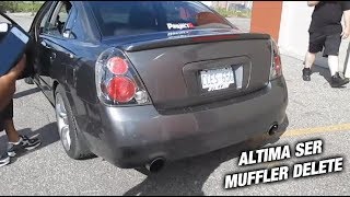 LOUD Altima SER w Muffler Delete [upl. by Assirol]