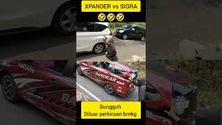 Xpander vs SIGRA adu skill di tanjakan sendi [upl. by Rozele]