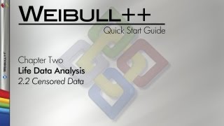 Weibull 8 Quick Start Guide Chapter 22 Censored Data [upl. by Irra653]