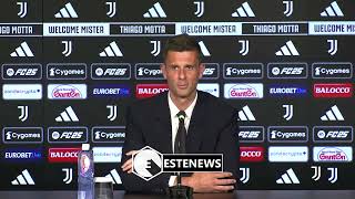 Thiago Motta quotVoglio aprire un ciclo Chiesa Forte Vlahovic Ha bisogno di tutti Su Yildizquot [upl. by Jacinthe]