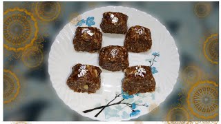 Healthy Khajoor pak Recipe Sweet Dish [upl. by Fording]