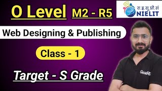 O Level M2  R5 Class  1  o level computer course in hindi  o level course [upl. by Diane-Marie]