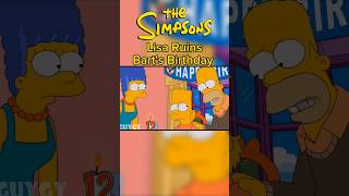 Lisa Ruins Barts Birthday thesimpsons tsto fox boyhood shorts entertainment birthday [upl. by Ybbor]