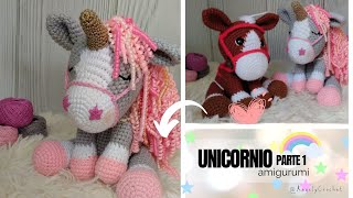 PASO A PASO UNICORNIO amigurumi tutorial renovado PARTE 1 [upl. by Richman]