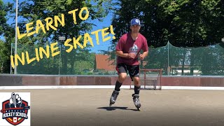 Learn to Inline Skate Beginners Tutorial [upl. by Llerrom]