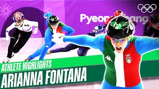 🇮🇹 The BEST of Arianna Fontana in Short track speed skating ⛸🥇 [upl. by Ellirehs]