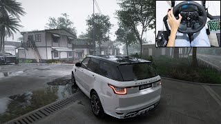 Land Rover Range Rover  Test Drive Unlimited Solar Crown  Logitech g923 gameplay [upl. by Erehs411]