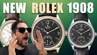 THE ROLEX WATCH I DIDNT KNOW WE NEEDED  NEW ROLEX 1908 [upl. by Daveen]