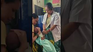 Baby injection video 😭😥injection vaccination shorts trending viralvideo youtubeshorts [upl. by Vivian]