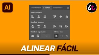 Como ALINEAR con objeto clave en ILLUSTRATOR [upl. by Leund]