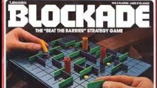 Ep 58 Blockade Board Game Review Lakeside Games 1976  How To Play [upl. by Baram]