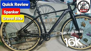 QUICK REVIEW OF SPANKER LESTER GRAVEL BIKE [upl. by Dianuj]