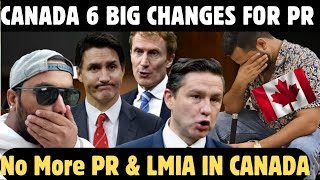 6 BIG UPDATES ABOUT CANADIAN PR🇨🇦STUDY VISA🇨🇦LMIA🇨🇦VISITOR VISA🇨🇦SPOUSE VISA canada india pr [upl. by Ecirtnahs]