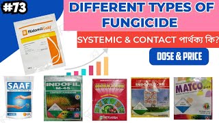 Different types of fungicide  Systemic amp Contact fungicide  For various types of fungal disease [upl. by Nairadas]