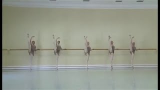 Vaganova Ballet Academy Classical Exam 2016 6th grade Barre [upl. by Sac779]