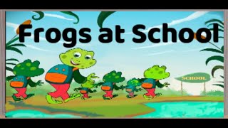 Poem FROGS AT SCHOOL by George Cooper Reading II Class 2nd  CBSE COMMUNICATE WITH CAMBRIDGE [upl. by Emmaline25]