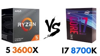 Ryzen 5 3600X vs i7 8700K  Test in GAMES amp BENCHMARKS  i7 8700K vs Ryzen 5 3600X [upl. by Lindon158]